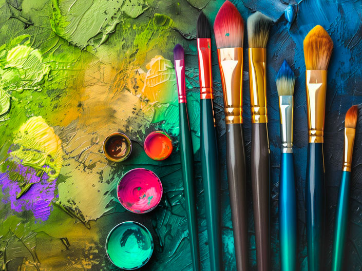 Olje- och akrylkurs Ågesta folkhögskola